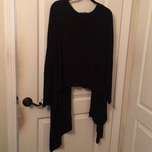 Dramatic high low top